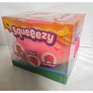 Sunny Days Jumbo Squeezy Peach– Peachy Squishy Toy, Stress Relief TikTok Viral!